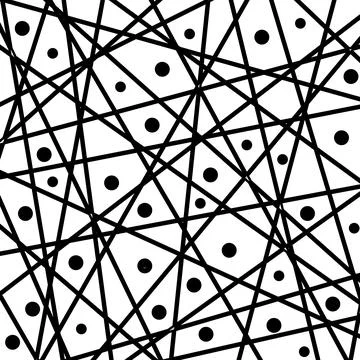 Geometric Vector Abstract Pattern With Modern Ornament 库存插图