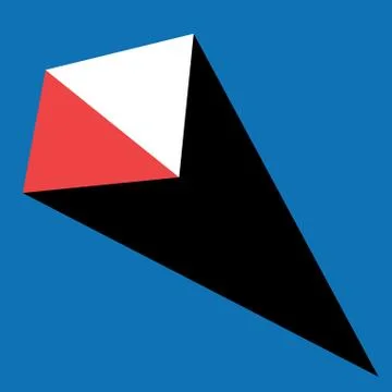 Geometric vector background with different objects イラスト素材