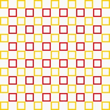 Geometric vector design for wallpapers. Vibrant colorful seamless checkered g Stock Illustration