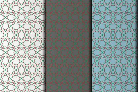 Geometric vector eps pattern design element. Stock Illustration