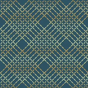 Geometric vector golden line pattern. Seamless abstract texture for wallpap.. 스톡 일러스트