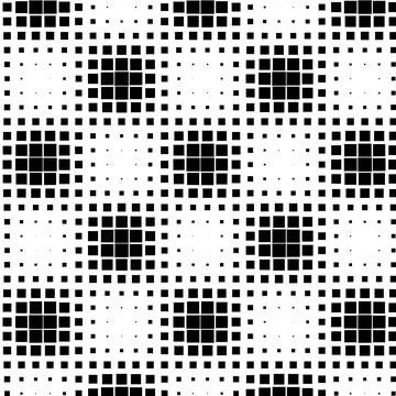 Geometric vector illustration featuring a monochrome halftone pattern backg.. 스톡 일러스트