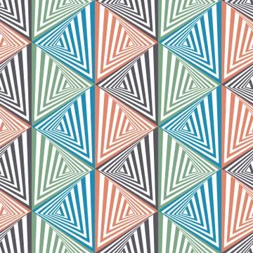 Geometric vector illustration. Stock Illustration