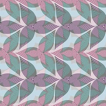 Geometric vector illustration. Stock Illustration