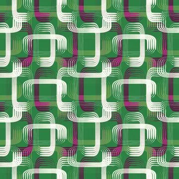 Geometric vector illustration. Stock Illustration