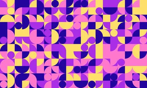 Geometric vector pattern featuring minimal shapes and seamless design. Great  Stock Illustration