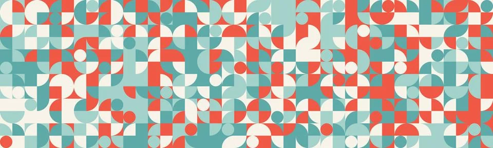 Geometric vector pattern featuring minimal shapes and seamless design. Great  Stock Illustration