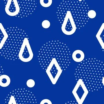 Geometric Vector Pattern Stock Illustration