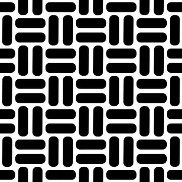 Geometric vector pattern in retro style, modern stylish texture, abstract Stock Illustration