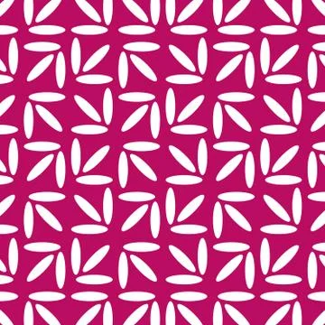Geometric Vector Pattern. White and Pink Background. Stock Illustration