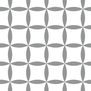 Geometric vector pattern with white shapes. Square pads Illustrazione stock