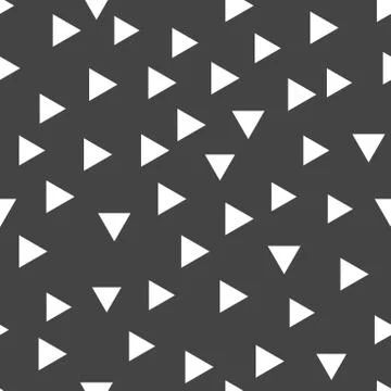 Geometric vector pattern with white triangles. Seamless abstract background 스톡 일러스트