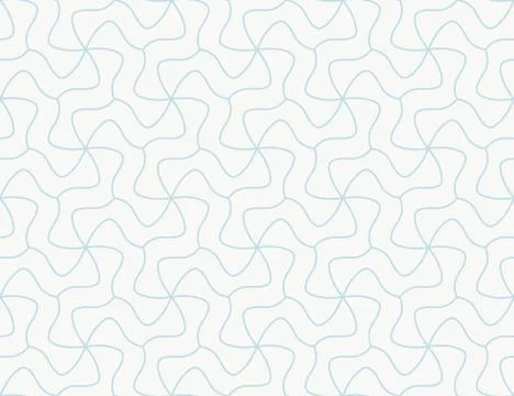 Geometric vector seamless pattern 1 abstract line background monochrome texture Stock Illustration