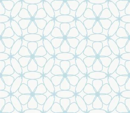 Geometric vector seamless pattern 3 abstract line background monochrome texture Stock Illustration