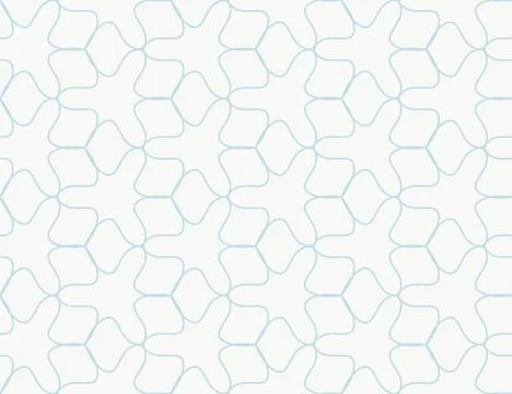 Geometric vector seamless pattern 4 abstract line background monochrome texture Stock Illustration