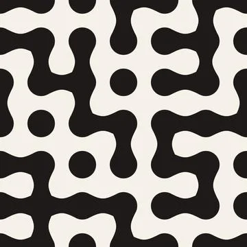 Geometric vector seamless pattern Stock Illustration