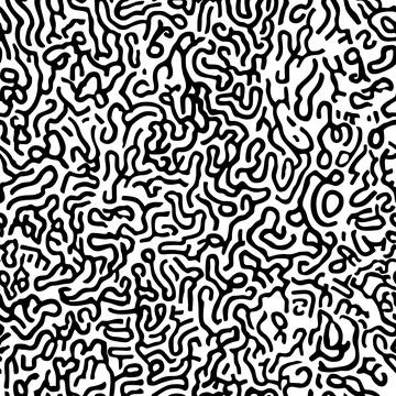 Geometric vector seamless pattern, maze, labyrinth or meander motif Stock Illustration