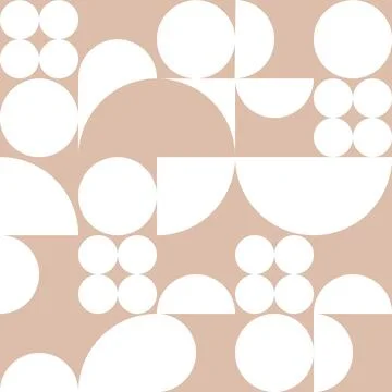 Geometric vector seamless pattern minimal posters with 20s geometric design.. Stock Illustration