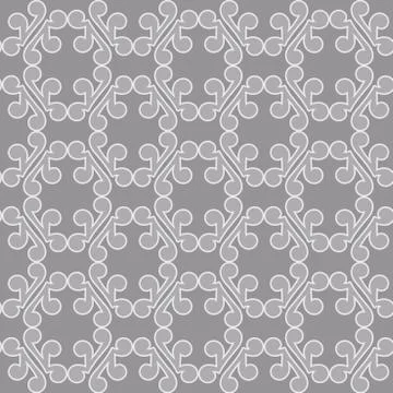 Geometric vector seamless patterns, hand drawn abstract shapes. For Wallpaper Stock Illustration