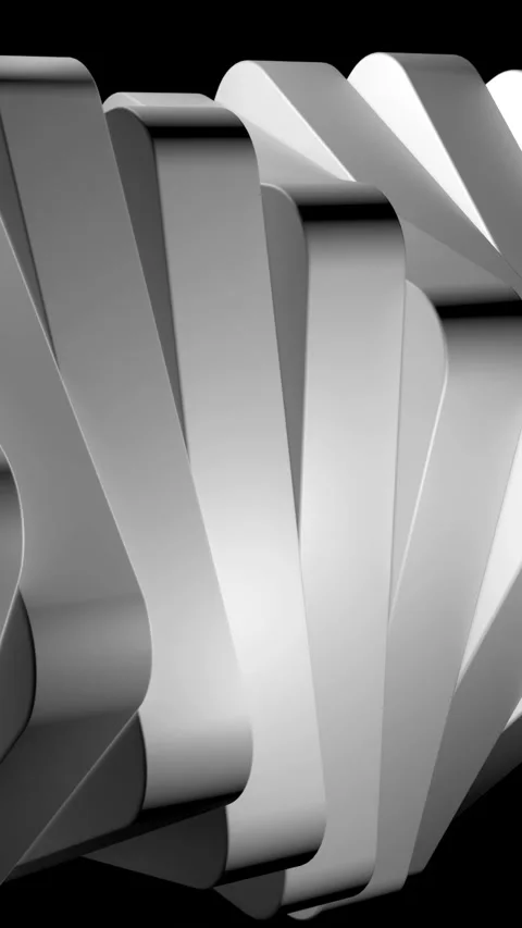 Geometric vortex with 3d effect of dynamically spinning tiles, seamless loop Stock Footage 278311195