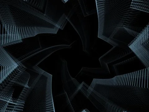 Geometric Vortex Stock Illustration