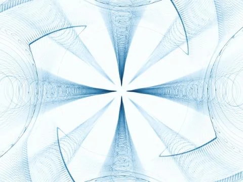 Geometric Vortex Stock Illustration