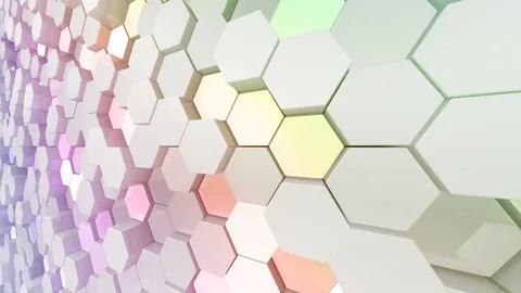 Geometric Wall-F 3 H CpMb 4k Stock Footage 83376033