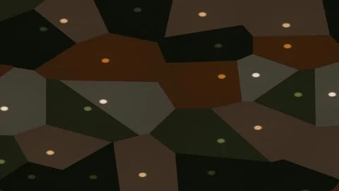 Geometric Wall Patterns Lighting Dots Moving Across Multicolored Panels in .. Stock Footage 337887301