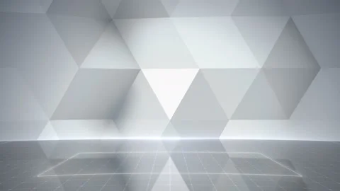 Geometric Wall Stage 1 NA1Fb 4k Stock Footage 111402483