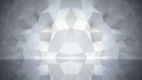 Geometric Wall Stage 1 NCpFb 4k Stock Footage 111392725
