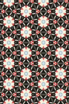 Geometric watercolor pattern Stock Illustration