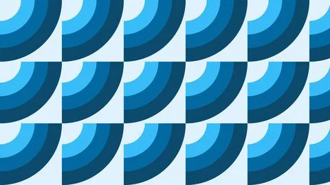 Geometric wave pattern abstract design with blue and dark blue gradients on.. 스톡 일러스트