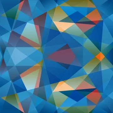 Geometric Wave Pattern Stock Illustration