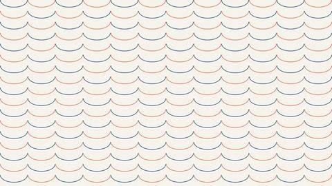 Geometric wave pattern repeating seamless graphic design イラスト素材