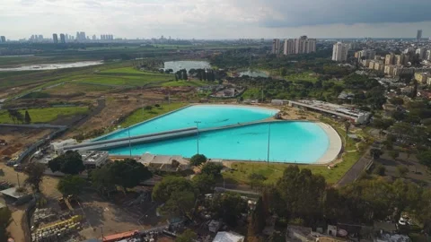 Geometric Wave Pool Technology Vídeos de archivo 329203196