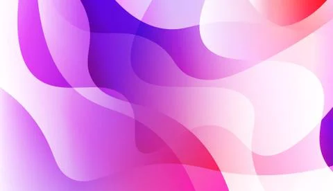 Geometric Wave Shape with Colorful Gradient Color Background Wallpaper. For Y Stock Illustration