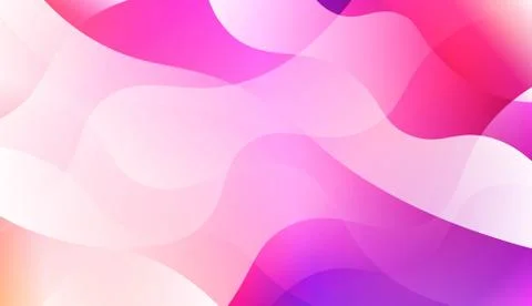 Geometric Wave Shape with Gradient Blurred Abstract Background. For Greeting  Stock Illustration