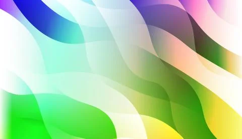 Geometric Wave Shape with Gradient Blurred Abstract Background. For Greeting  Stock Illustration