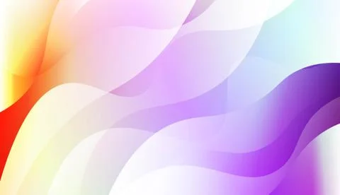 Geometric wave shape with Smooth Abstract Colorful Gradient Backgrounds. For  Stock Illustration