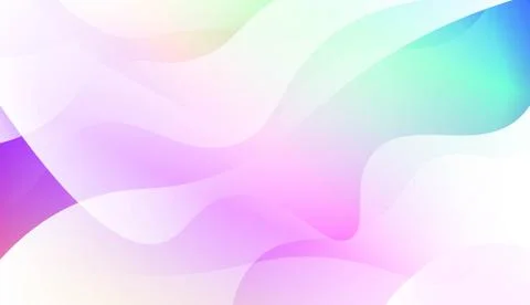 Geometric wave shape with Smooth Abstract Colorful Gradient Backgrounds. For  Stock Illustration