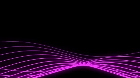 Geometric waves animation. Seamless loop Stock Footage 253504346