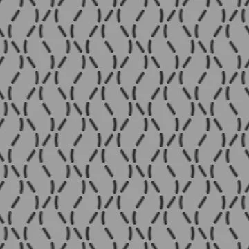 Geometric waves seamless pattern Stock Illustration