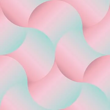 Geometric waves vector seamless pattern Illustrazione stock