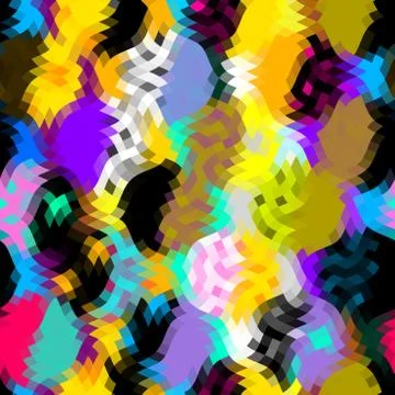 Geometric wavy abstract pattern. Polygonal square background. Stockillustratie