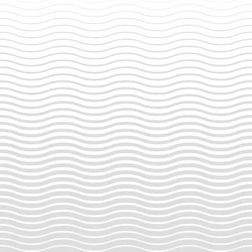 Geometric Wavy Vector Pattern. Classic Ornament Stock Illustration