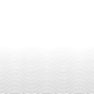 Geometric Wavy Vector Pattern Stock Illustration