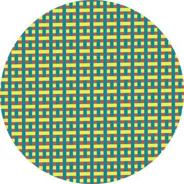 Geometric weave pattern Illustrazione stock