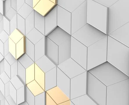 Geometric white background Foto stock
