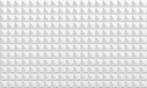 Geometric white pattern, Vector 3d background Stock Illustration