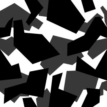 Geometric winter camouflage Stock Illustration